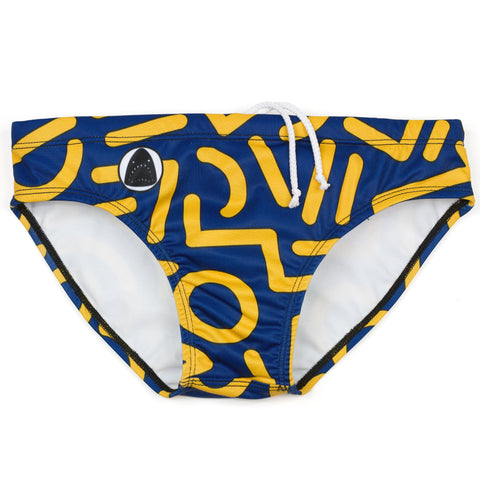Navy and Gold Water Polo and Swim Suit by MONSTERPOLO